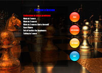 Chess. Tactic. Main menu